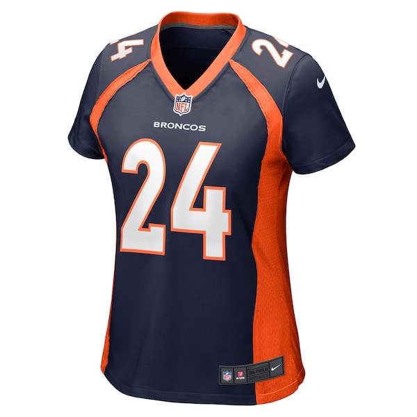 Champ Bailey Denver Broncos Nike Women's Retired Player Jersey - Navy/Orange - Image 3