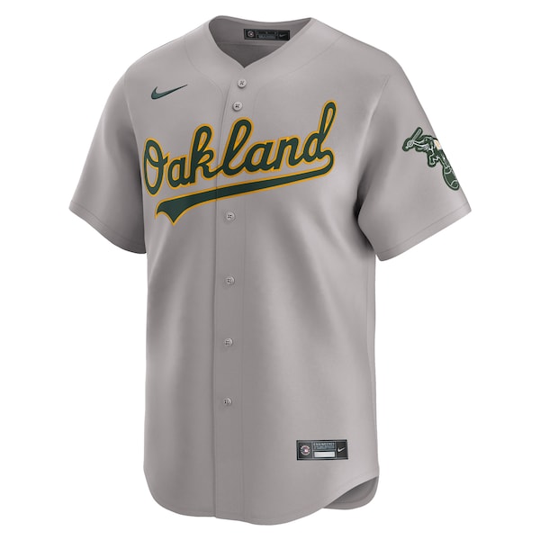 Oakland Athletics Nike Away Limited Jersey - Gray - Image 2