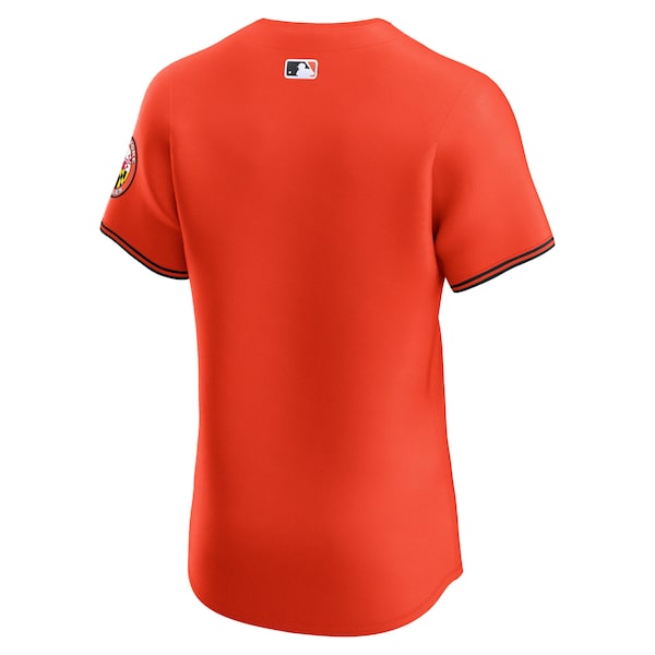 Baltimore Orioles Nike Alternate 2 Elite Jersey - Orange/White/Black - Image 2