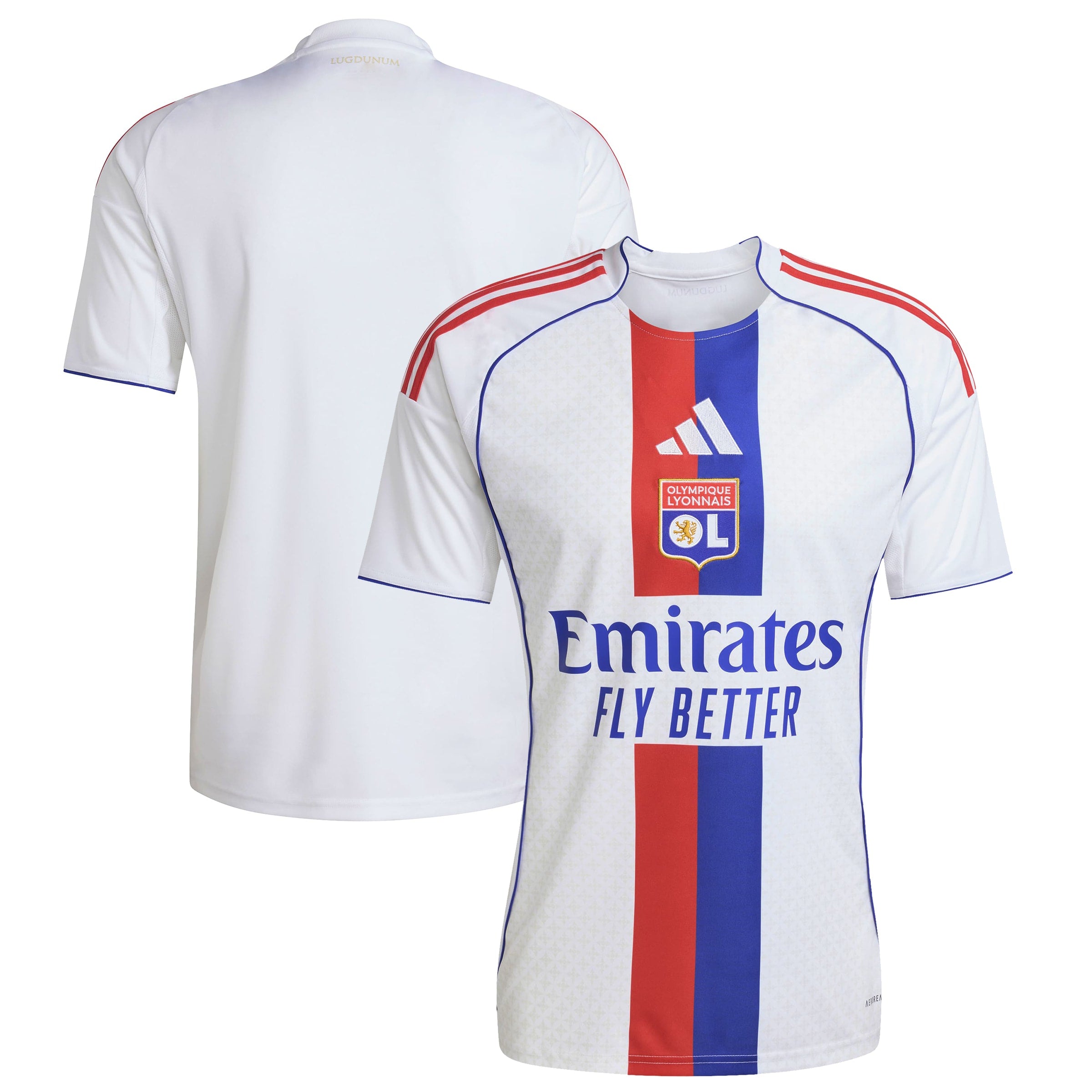 Olympique Lyonnais adidas 2025/26 Away Replica Jersey - Blue/White - Image 13
