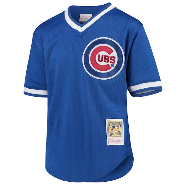 Ryne Sandberg Chicago Cubs Youth Cooperstown Collection Mesh Batting Practice Jersey - Royal - Image 2