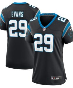 Akayleb Evans Carolina Panthers Nike Women's Team Game Jersey - Black