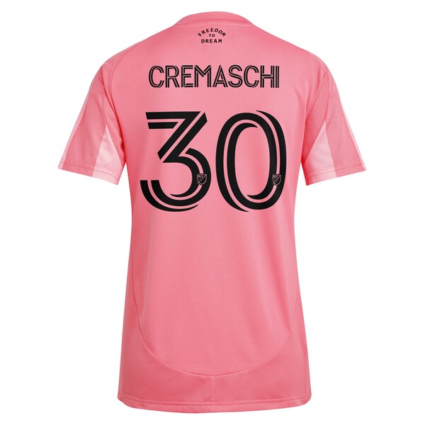 Benjamin Cremaschi Inter Miami CF adidas Women's 2025 Euforia Replica Player Jersey - Light Pink - Image 3