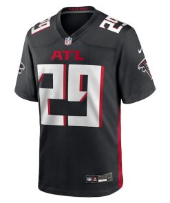 Alternative view of Jordan Fuller Atlanta Falcons Nike Team Game Jersey -  Black