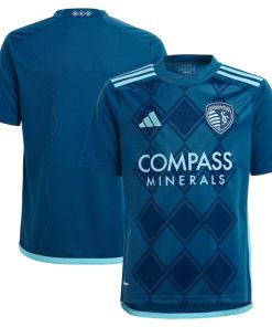 Sporting Kansas City adidas Youth 2024 Diamonds Our Forever Replica Jersey?¨C Navy