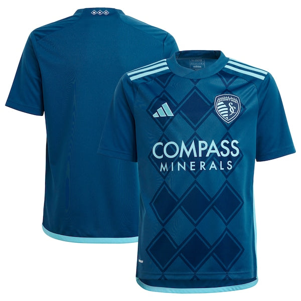 Sporting Kansas City adidas Youth 2024 Diamonds Our Forever Replica Jersey?ยจC Navy