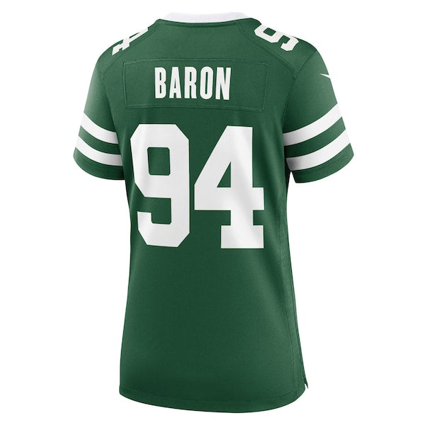 Tyler Baron New York Jets Nike Women's Team Game Jersey - Legacy Green - Image 3