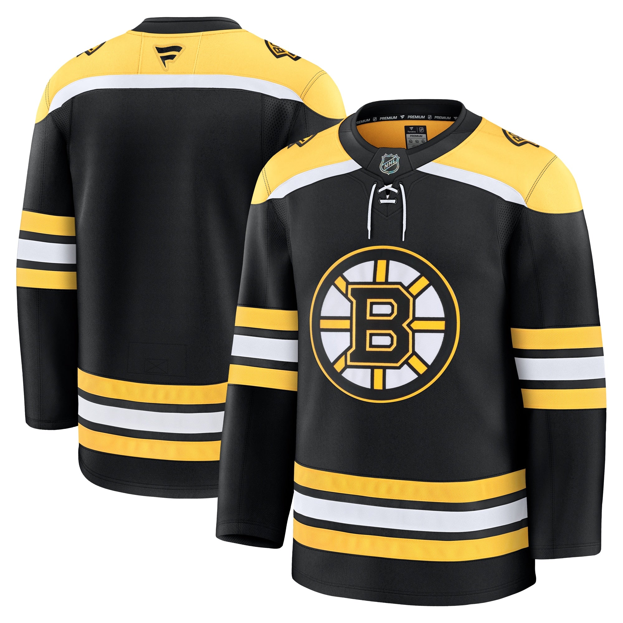 Boston Bruins Away Premium Jersey - White/Black - Image 7