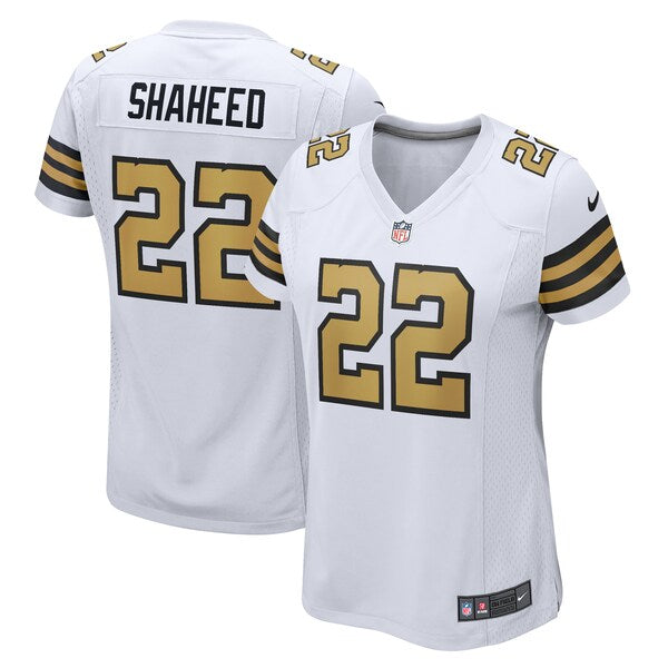Rashid Shaheed New Orleans Saints Nike Women's Alternate Game Jersey - White/Black - Image 2