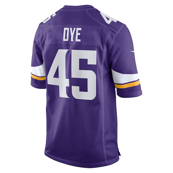 Troy Dye Minnesota Vikings Nike Game Jersey - Purple - Image 3