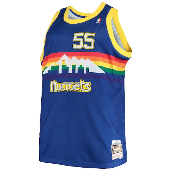Dikembe Mutombo Denver Nuggets 1991/92 Big & Tall Hardwood Classics Swingman Jersey - Royal - Image 2