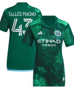 Talles Magno New York City FC adidas Women's 2024 The Parks Replica Player Jersey - Green