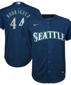Julio Rodriguez Seattle Mariners Nike Youth Alternate Replica Player Jersey - Navy
