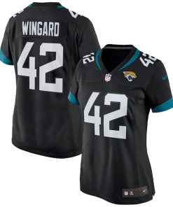 Alternative view of Andrew Wingard Jacksonville Jaguars Nike Women's Game Jersey - Black/Teal