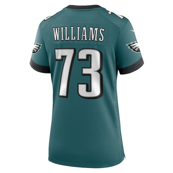 Cameron Williams Philadelphia Eagles Nike Women's Team Game Jersey - Midnight Green - Image 3
