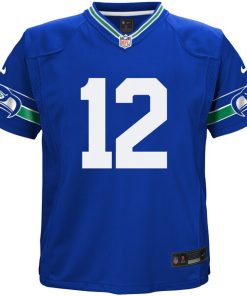 Alternative view of 12th Fan Seattle Seahawks Nike Toddler Game Jersey - Royal