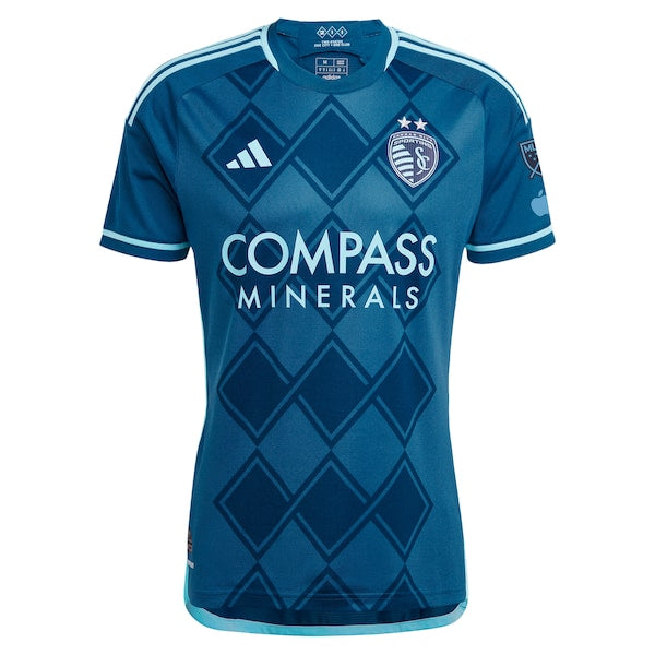 Sporting Kansas City adidas 2024 Diamonds Our Forever Authentic Jersey?ยจC Navy - Image 2