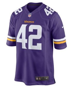 Alternative view of Andrew DePaola Minnesota Vikings Nike Game Jersey - Purple