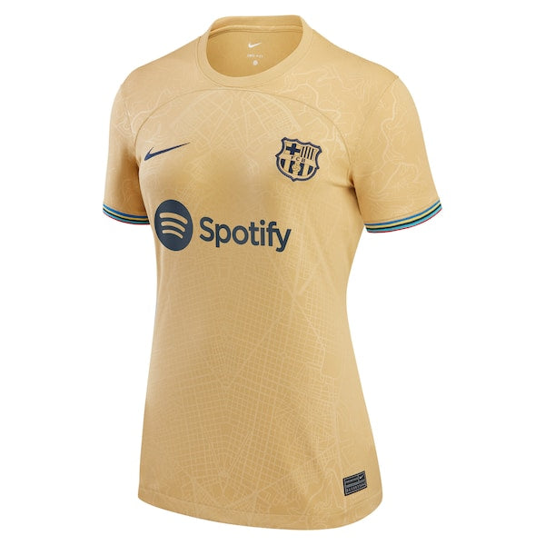 Barcelona Nike Women's 2022/23 Away Replica Blank Jersey - Yellow - Image 3