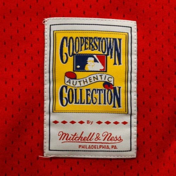 Dale Murphy Atlanta Braves 1980 Authentic Cooperstown Collection Mesh Batting Practice Jersey - Red/Royal - Image 7