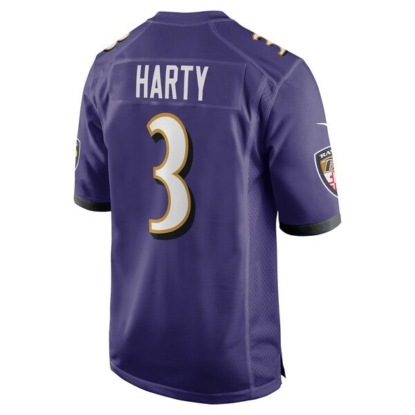 Deonte Harty Baltimore Ravens Nike Team Game Jersey - Purple - Image 3