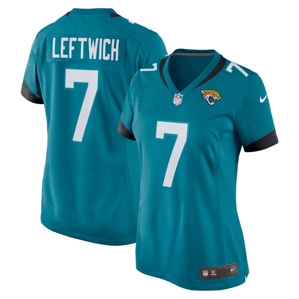 Byron Leftwich Jacksonville Jaguars Nike Women's Retired Player Game Jersey - Teal/Black - Image 2