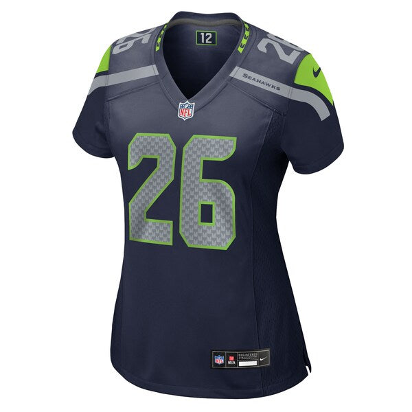 Zach Charbonnet Seattle Seahawks Nike Women's Team Game Jersey - College Navy/Navy - Image 5