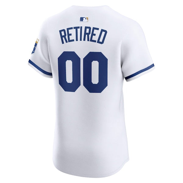 Kansas City Royals Nike Home Elite Pick-A-Player Retired Roster Jersey - White - Image 3