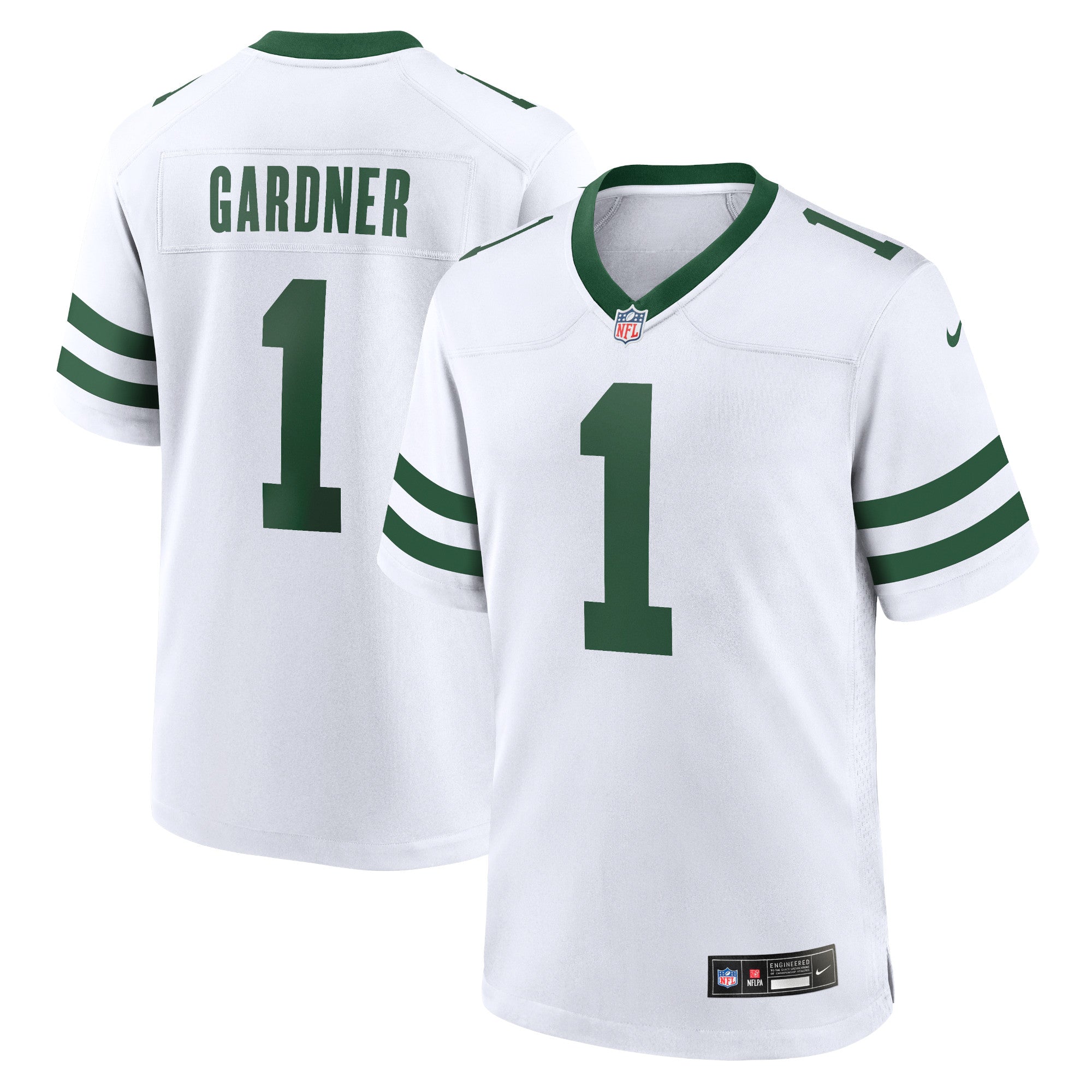 Ahmad Sauce Gardner New York Jets Nike Alternate Game Jersey - Legacy Black/Green/White - Image 8