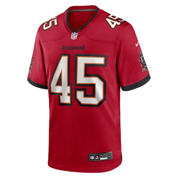 Deion Jones Tampa Bay Buccaneers Nike Team Game Jersey - Red - Image 2