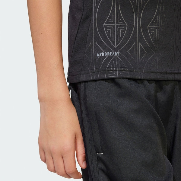 Charlotte FC adidas Youth 2025 Fortress Kit Replica Jersey - Black - Image 6