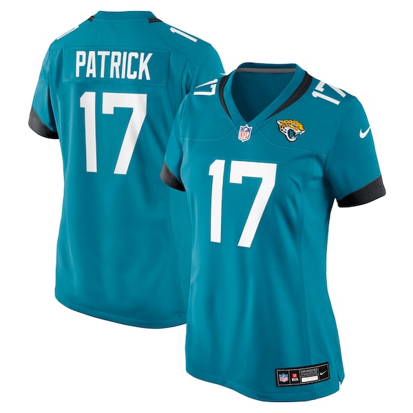 Tim Patrick Jacksonville Jaguars Nike Women's Team Game Jersey - Teal