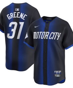 Riley Greene Detroit Tigers Nike City Connect Limited Jersey - Navy