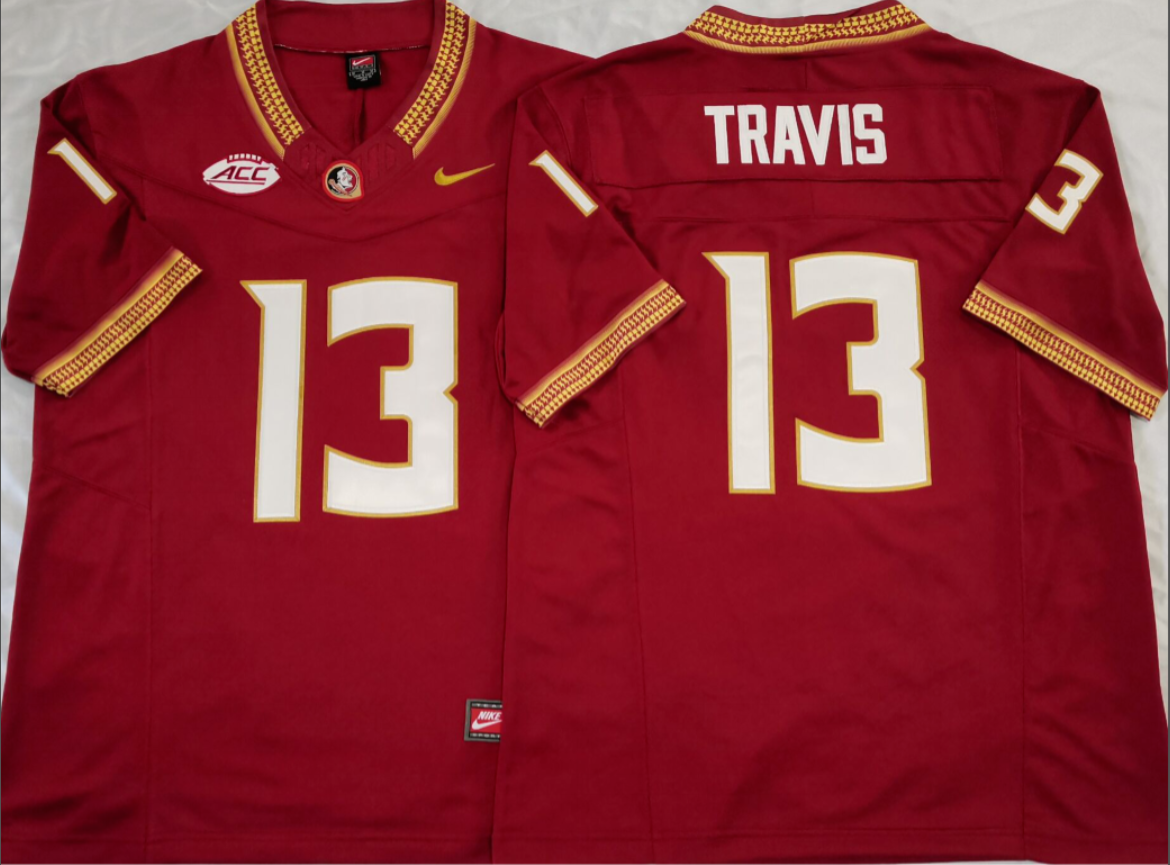 Jordan Travis NCAA Florida State Seminoles Nike Vapor Limited Jersey