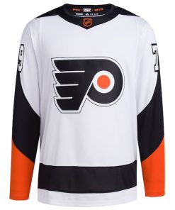Alternative view of Carter Hart Philadelphia Flyers adidas Reverse Retro 2.0 Authentic Player Jersey - White