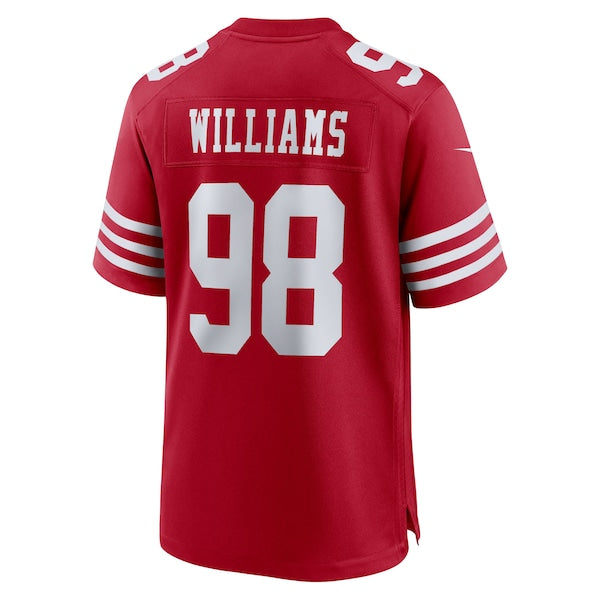 Mykel Williams San Francisco 49ers Nike 2025 NFL Draft First Round Pick Game Jersey - Scarlet - Image 3