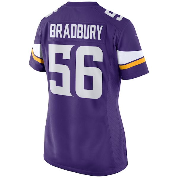 Garrett Bradbury Minnesota Vikings Nike Women's Game Jersey - Purple - Image 3