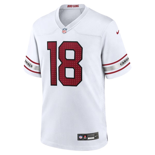 Marvin Harrison Jr. Arizona Cardinals Nike Player Game Jersey - White - Image 2