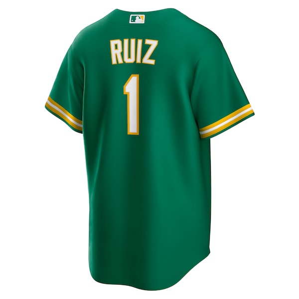 Esteury Ruiz Oakland Athletics Nike Alternate Replica Jersey - Kelly Green - Image 3