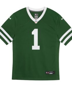 Alternative view of Ahmad Sauce Gardner New York Jets Nike Preschool Game Jersey - Legacy Green