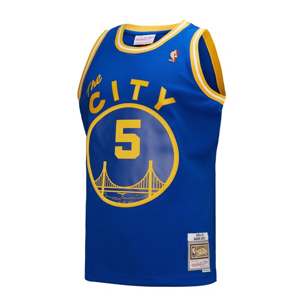 Baron Davis Golden State Warriors Hardwood Classics 2004/05 Swingman Jersey - Royal - Image 2