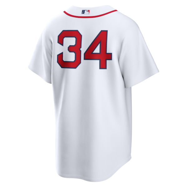 David Ortiz Boston Red Sox Nike Home Replica Jersey - White - Image 3