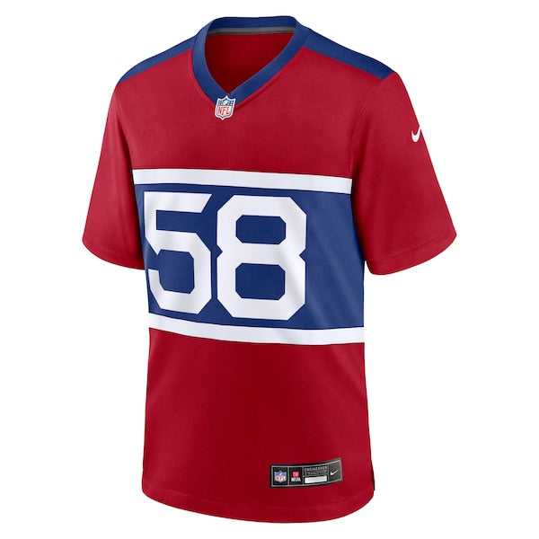 Bobby Okereke New York Giants Nike Alternate Player Game Jersey - Century Red - Image 2