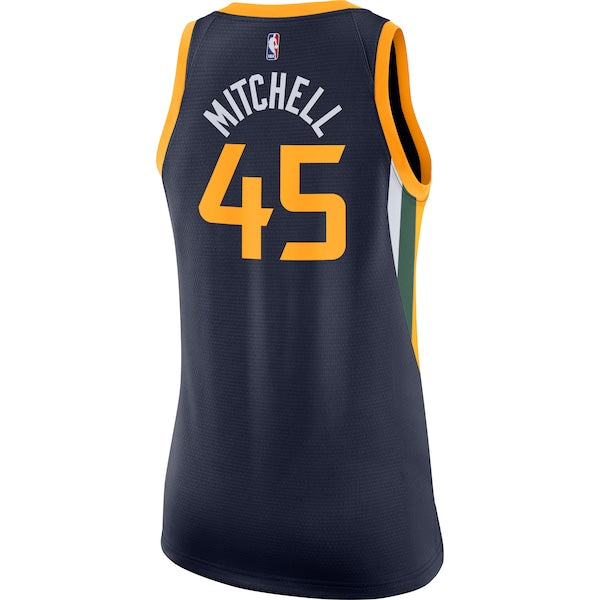 Donovan Mitchell Utah Jazz Nike Women's Swingman Jersey - Icon Edition - Navy - Image 3