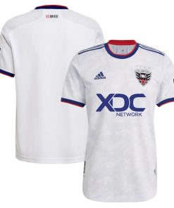 D.C. United adidas 2022 The Marble Authentic Jersey - White