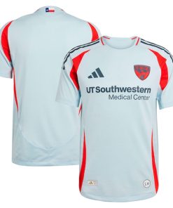 Alternative view of FC Dallas adidas 2025 The Inferno Kit Authentic Jersey - Light Blue
