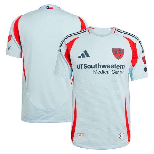 FC Dallas adidas 2025 The Inferno Kit Authentic Jersey - Light Blue - Image 2