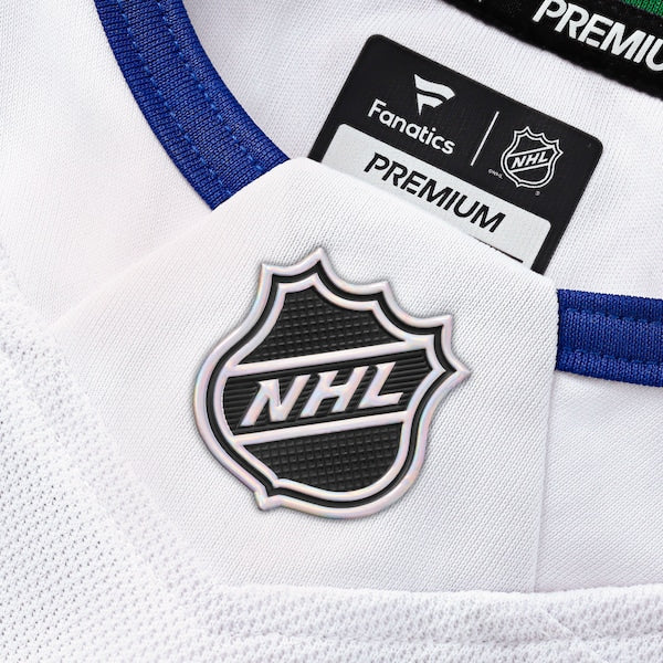 Vancouver Canucks Away Premium Jersey - White/Blue/Black - Image 6