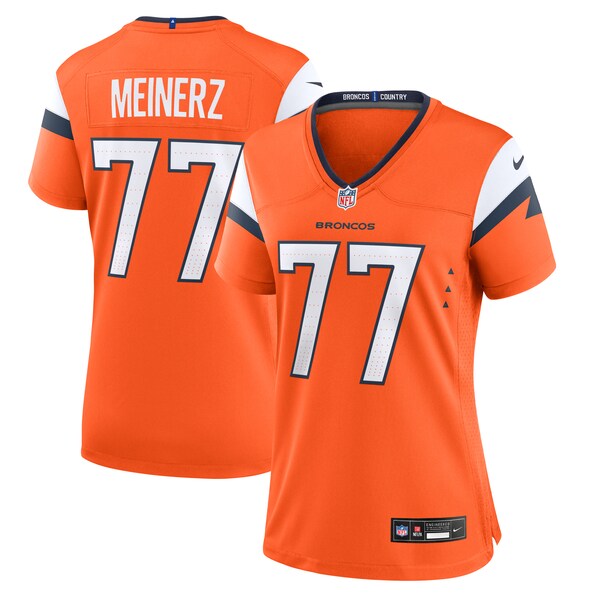 Quinn Meinerz Denver Broncos Nike Women's Team Game Jersey - Orange