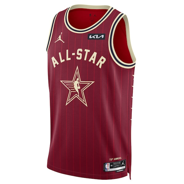 LeBron James Jordan Brand Unisex 2024 NBA All-Star Game Swingman Jersey - Crimson - Image 2